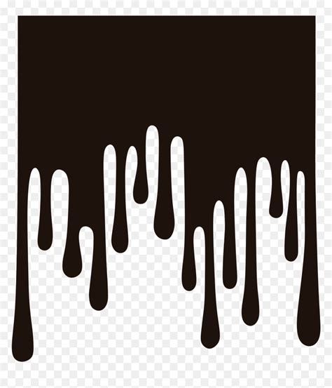 Black Dripping Paint Png, Transparent Png - vhv