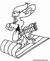 Winter sledding coloring Pages Download And print For Free sketch template