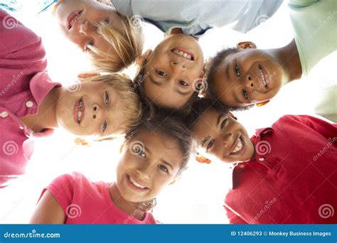 Group Of Children Playing In Park Stock Photos - Image: 12406293