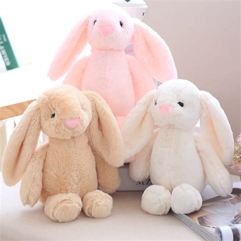 25 cm Soft Bunny Rabbit Plush Toy Placating Toys For Children or Easter ...