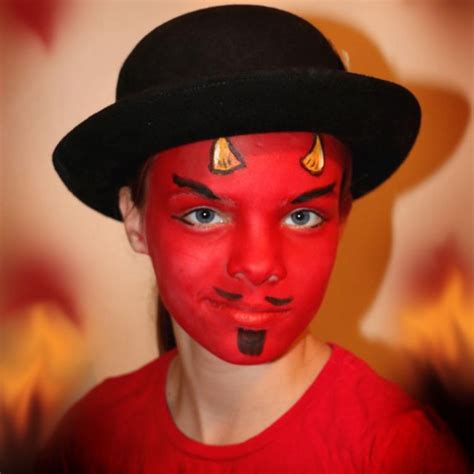 Devil Face Painting Designs ~ Top 5 Devil Face Paint Designs: How To ...