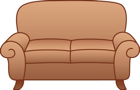 6947x4462 Sofa Images Clip Art | Red couch, Free couch, Living room clipart