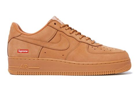 Confirmed Release: Supreme x Nike Air Force 1 ‘Flax’