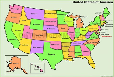 Printable Usa Time Zone Map With States - Printable US Maps