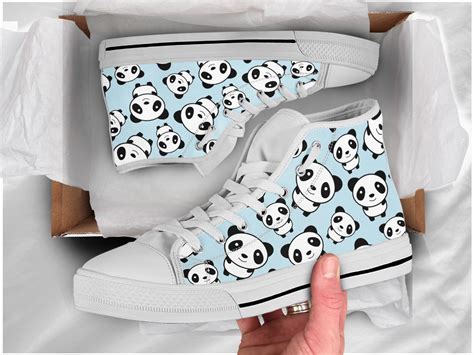 Cute Panda Shoes Panda Sneakers Cute Panda Shoes Custom - Etsy