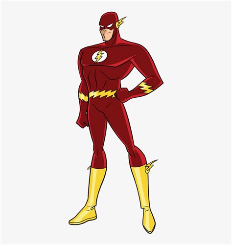 Jl The Flash By Alexbadass - Flash Justice League Cartoon PNG Image ...