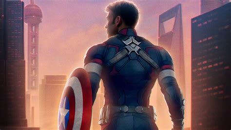 Chris Evans Captain America Endgame Wallpaper