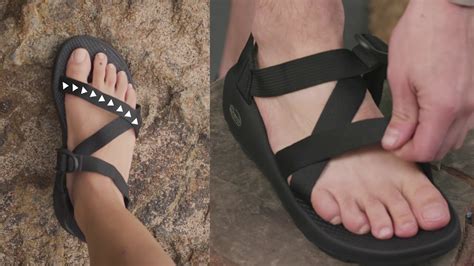Adjusting Chaco Sandals without a Toe Loop - YouTube