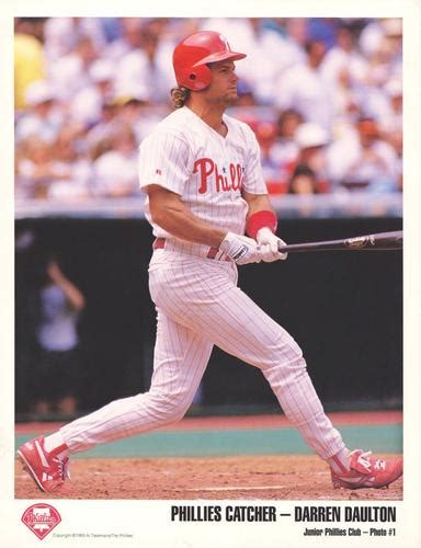 1993 Philadelphia Phillies Junior Phillies Club Photos #1 Darren Daulton | Trading Card Database