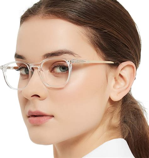 MARE AZZURO Round Blue blocking Glasses Women Trendy Transparent Computer Gaming Glasses : Buy ...