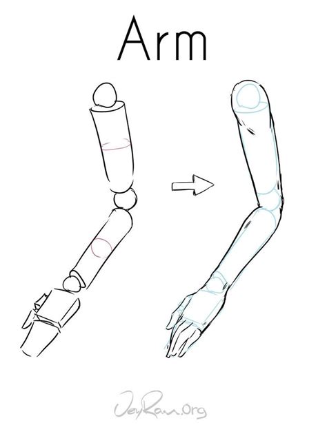 How to Draw the Arms: Art Tutorial by JeyRam #art #drawing #tutorial in 2020 | Body drawing ...