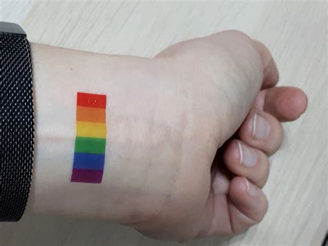 8 Temporary Tattoos / Rainbow / Gay Tattoo / Flag / LGBT - Etsy