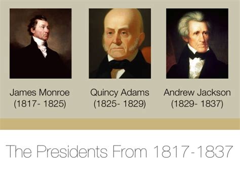 The Presidents from 1817- 1837 on FlowVella - Presentation Software for Mac iPad and iPhone