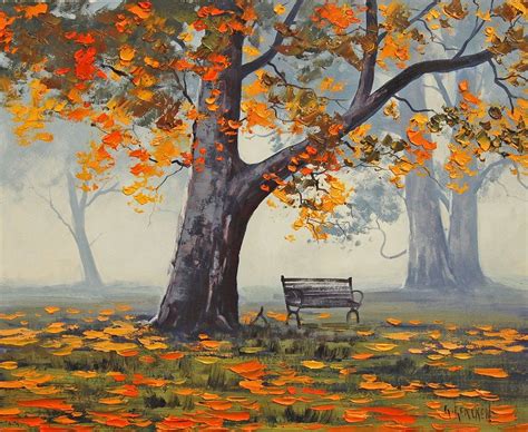 Graham Gercken... | Kai Fine Art | Tree painting canvas, Autumn painting, Landscape paintings