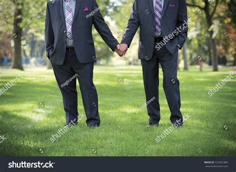 Image Two Men Holding Hands Gay Stock Photo 222401866 - Shutterstock