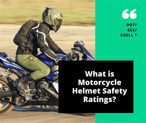 Can Motorcycle Helmet Safety Ratings Save Life? - HelmetsAdvisor.com