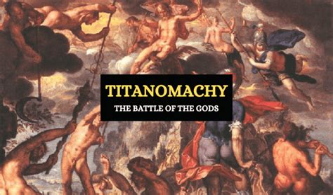 Explaining Titanomachy: The Turning Point of Greek Mytholog