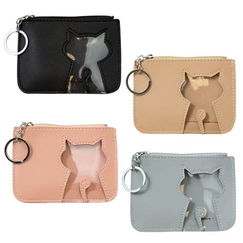 Wholesale 5" Women's Cat Coin Purse - Assorted Colors | DollarDays