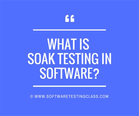 What is Soak Testing in Software Testing? - Software Testing Class