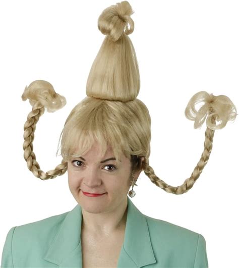 Cindy Lou Who Wig |Cindy Lou from Whoville, Dr. Seuss, Grinch Wig for Adults & Children: Amazon ...