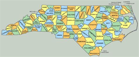 Nc Map with Counties | My blog