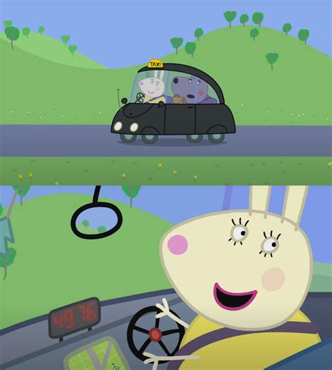 peppa taxi Memes - Imgflip