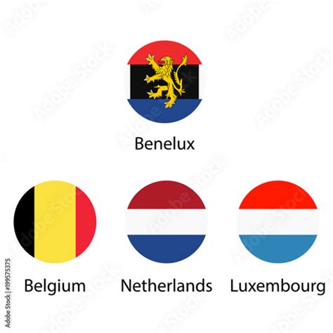 "Benelux flags vector" Stock image and royalty-free vector files on Fotolia.com - Pic 199575375