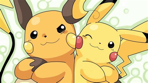 Raichu and Pikachu HD Anime Wallpaper by 55996