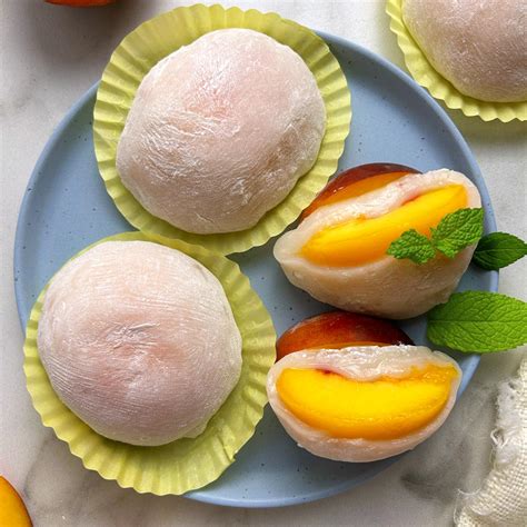 Whole Peach Mochi Recipe (Soft & Chewy)