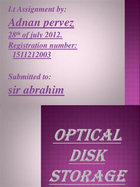 Optical+Disk+Storage (1) | Disk Storage | Cd Rom