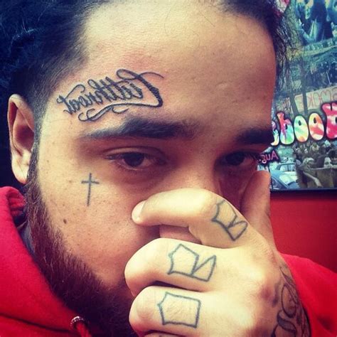 Asap Yams Face Tattoos