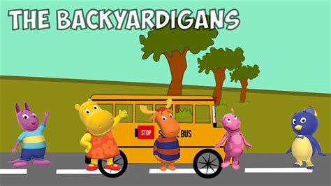 Wheels on the bus go round and round song The Backyardigans English | Nursery Rhymes for Kids ...