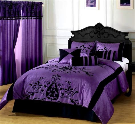 Bedroom:Captivating Gothic Bedrooms Purple And Black Media Design ...