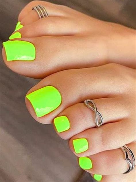 Pretty Toe Nails, Cute Toe Nails, Pretty Toes, Toe Art, Toe Nail Art, Nail Nail, Yellow Toe ...
