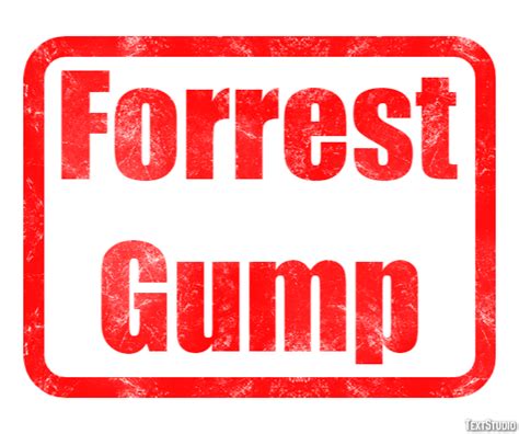 Forrest Gump Text Effect and Logo Design Movie