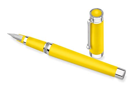 Ballpoint Pen Parker Pic: Yellow Ballpoint Pen