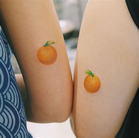 Share 66+ orange fruit tattoo - in.cdgdbentre