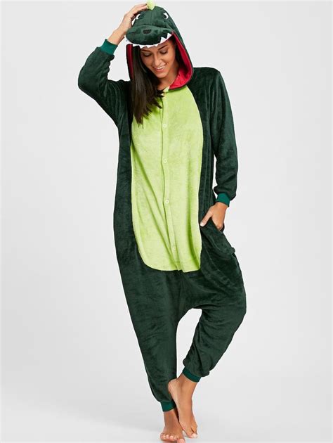 Funny Dinosaur Animal Onesie Pajama | Pajamas women, Fashion clothes women, Onesie pajamas