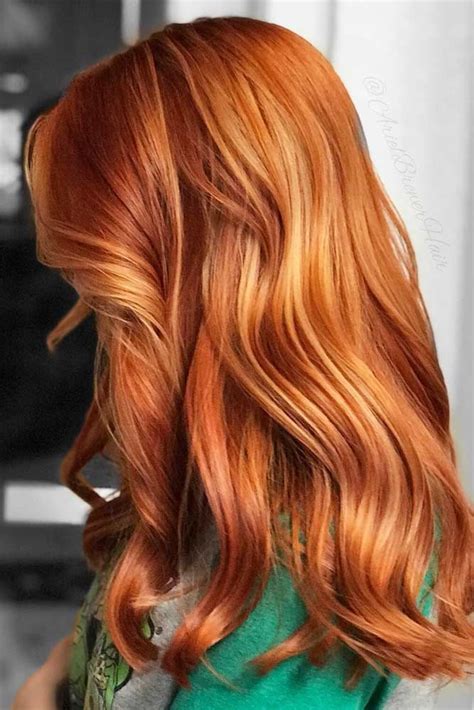 Amber Color Inspiration For Stylish Ladies | Amber hair, Hair styles, Natural red hair