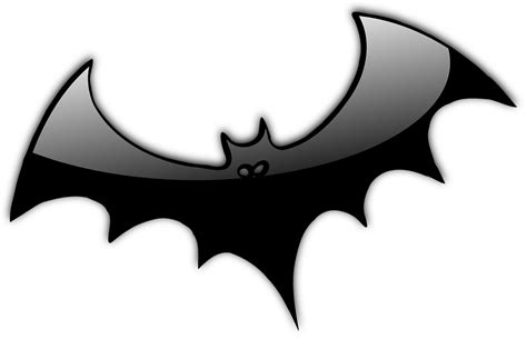 Download Bat, Black, Gloss. Royalty-Free Vector Graphic - Pixabay