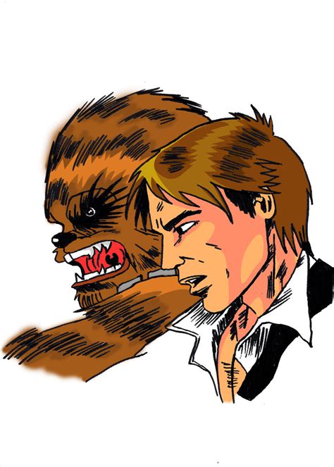 Han Solo and Chewbacca by AvantGarde15 on DeviantArt