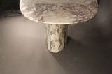 Gorgeous Carrara Marble Oval Dining Table Italian at 1stdibs