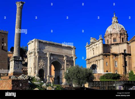 Arch of Titus, Roman Forum, Rome, Italy Stock Photo - Alamy