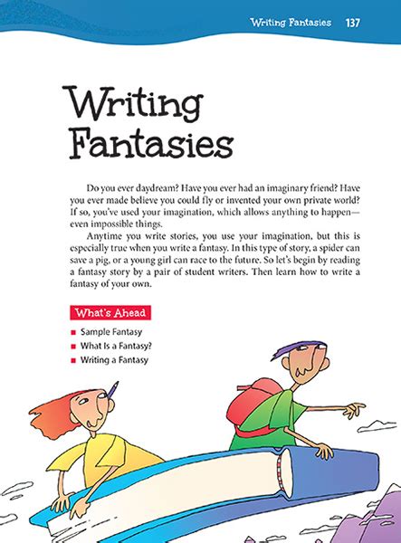 19 Writing Fantasies | Thoughtful Learning K-12