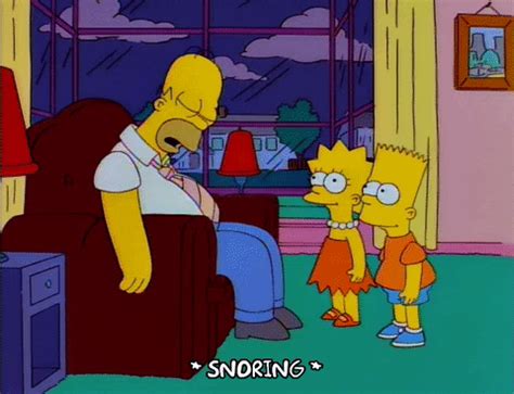 Homer Simpson Sleeping GIF - Find & Share on GIPHY