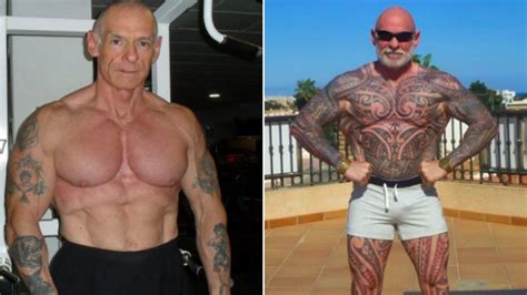 WATCH: 60 Year Old Bodybuilder Is Massive And Covered In Tattoos