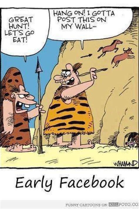 Stone Age Humor | Funny cartoons jokes, Social media humor, Funny cartoons