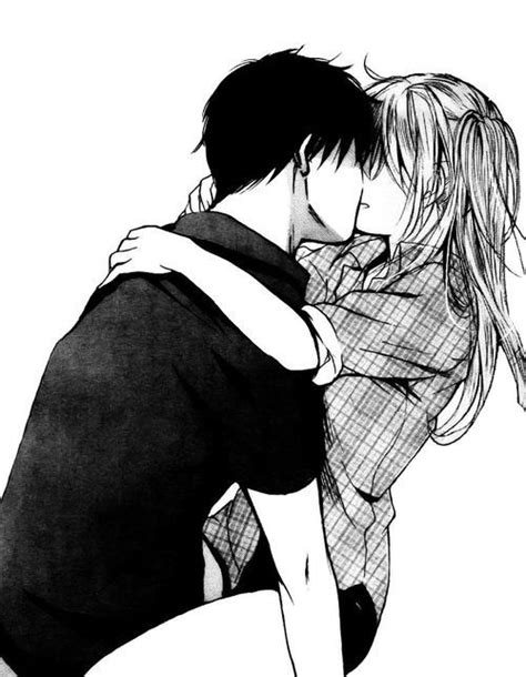 Couple kiss | Anime love couple, Anime couple kiss, Cute anime coupes