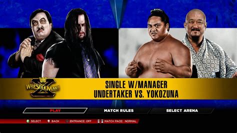 WWE 2K14 | Undertaker vs. Yokozuna - YouTube