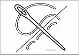 Needle Coloring Pages sketch template
